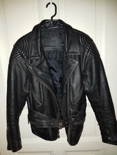Coole Vintage Motorradjacke Lederjacke Louis Gr. 40