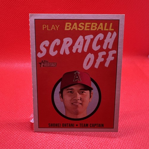 2020 Topps Heritage 1971 Scratch Offs #1 Shohei Ohtani Angels
