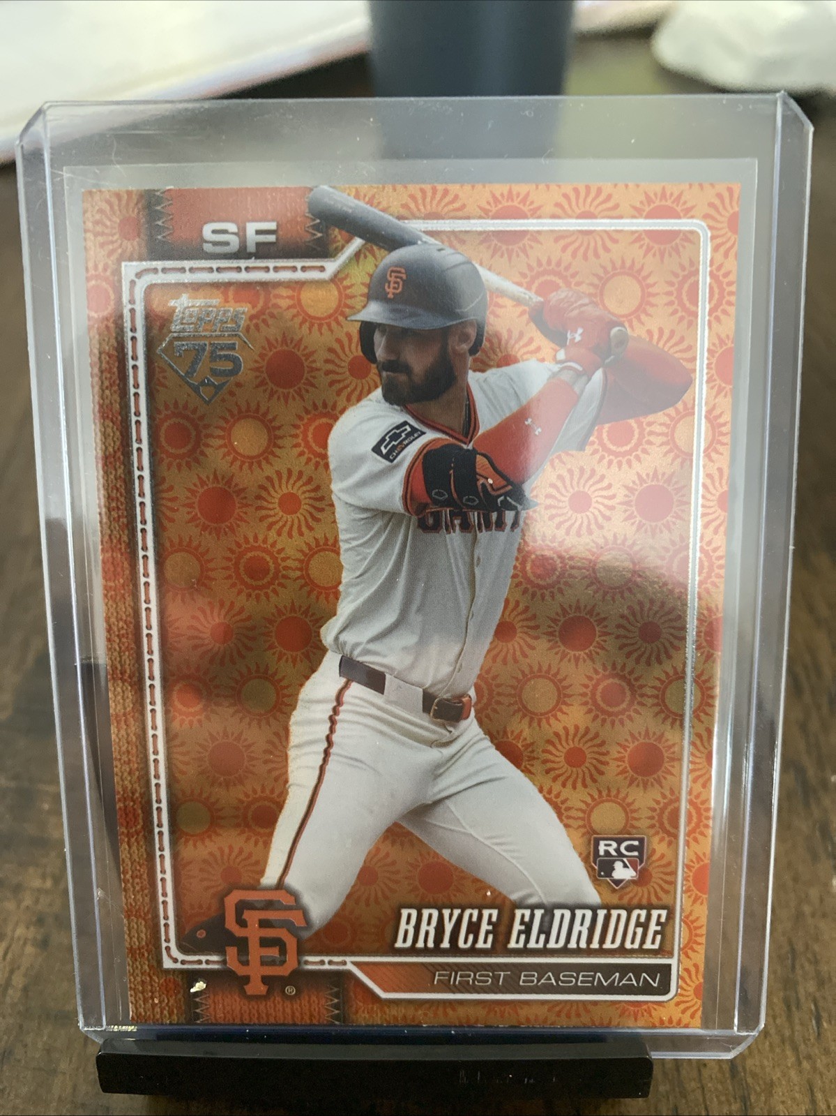 2026 Topps Series 2 - Bryce Eldridge #406 Orange Sun Foil
