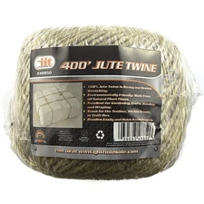 400' Premium All Natural Jute Twine String Heavy Duty Cord Rope Craft Gift Diy