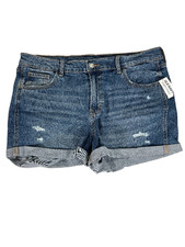 Old Navy Women's Medium Wash Boyfriend Denim Jean Shorts - 12