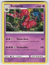 Scolipede 58/147 Rare Burning Shadows Near Mint