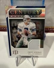 Troy Aikman: #CM-TA - Century Materials Relic /25 - 2020 National Treasures - NM