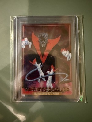Masterpieces 92 Nightcrawler Crystal Clear Chase Card