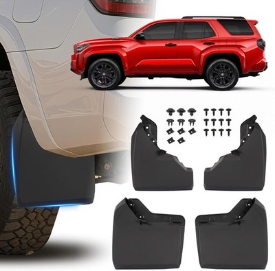 Toyota 4Runner 2025 Front & Rear Splash Guards - 4 Pack Truck Mud Flaps