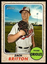 Zach Britton 2017 Topps Heritage #353 Baltimore Orioles 25538 Baseball Card