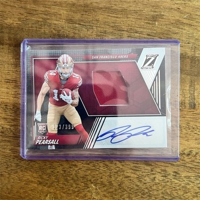 Panini 2024 Zenith Ricky Pearsall 49ers RC Auto Patch #209 /399