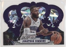 2017-18 Panini Crown Royale Purple Crystal 21/25 Jonathon Simmons #42 7n6