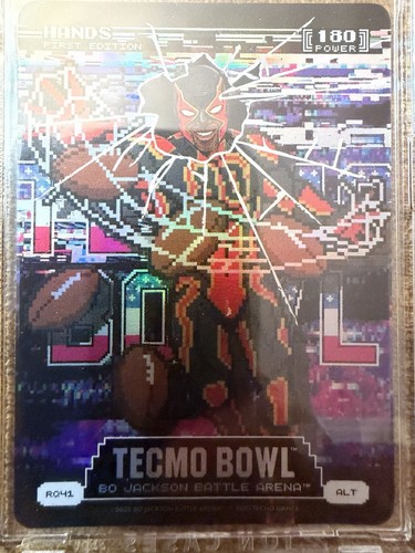 Hands Jerry Rice Bo Jackson Battle Arena Tecmo Rage Quit 8 Bit Alt Art! SSP!!
