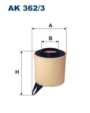 AP 092/3 FILTRON Filtro aria Lunghezza: 323 mm, Cartuccia