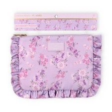LoveShackFancy x Target yoobi happy thoughts flat zip pencil case with ruffles