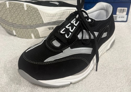 SAS Tour Mesh Black / Silver 8 WW Double Wide Women's Walking Shoes New Save Big