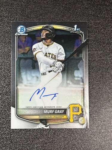 Murf Gray 2025 Bowman Chrome 1st Auto CPA-MG
