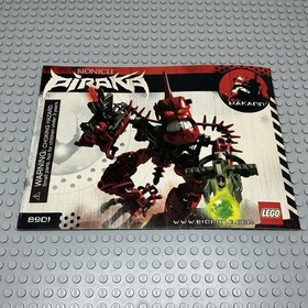 LEGO Bionicle Piraka 8901 Hakann Set & Instructions Canister