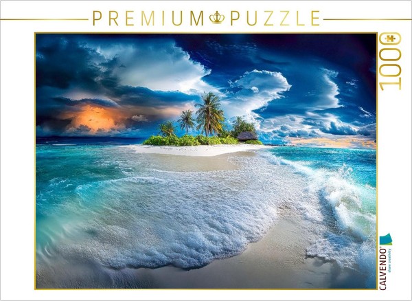 Calvendo Puzzle Maldives | 1000 Pieces, Finished Size 25.2 × 18.9 In (64 × 48 Cm-image