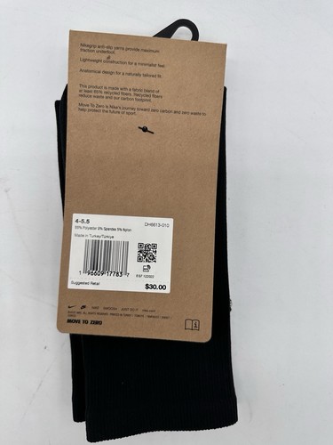 NEW ONE PAIR NIKE VAPOR STRIKE WITH GRIP TECHNOLOGY DRI FIT SOCCER WMN/ BOYS M - Picture 2 of 3