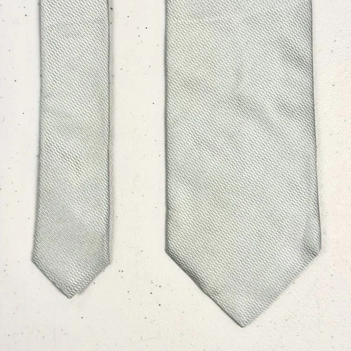 Dolce & Gabbana Italy Men's Frost Mint Blue Geometric Pattern Silk Jacquard Tie video thumbnail