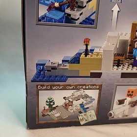 Lego Minecraft The Snow Hideout 21120 Brand New Sealed Front Box Wear Fast Ship