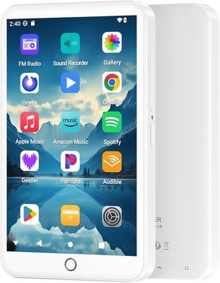 Fanvace 96GB MP3 Player mit Bluetooth WiFi, Android 13 MP3 MP4 Player