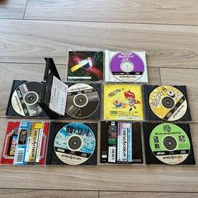 Lot of 5 Sega Saturn Japan Import Games - USA Seller 