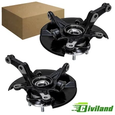 Front Steering Knuckle and Wheel Hub Bearing for 2006-2011 Honda Civic