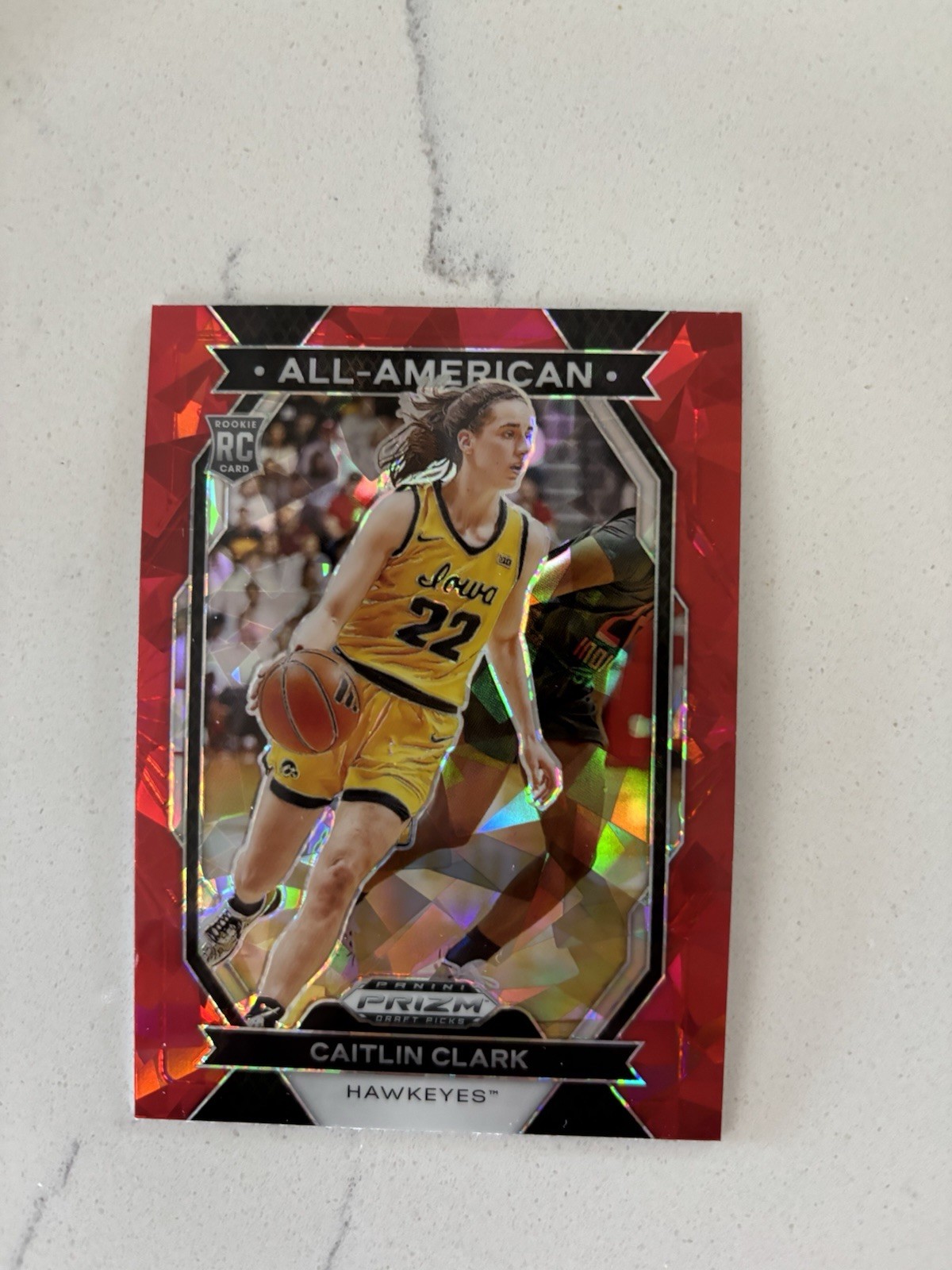 2024 Panini Prizm Draft Picks - All-American Caitlin Clark #23 Red Ice Prizm