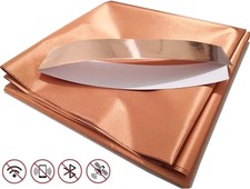 Copper RFID Blocking Fabric RFID/RF Block EMF Radiation Shield Conductive Tape