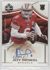 2016 Panini Limited Rookie Auto 60/99 Jeff Driskel #148 Auto 3c4