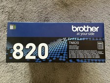New Genuine Brother TN-820 Black Toner Cartridge - Never Used. Open Box