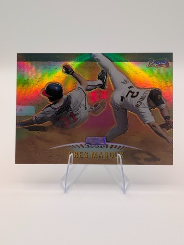 Greg Maddux [Refractor] #SCC29 1999 Stadium Club Chrome card