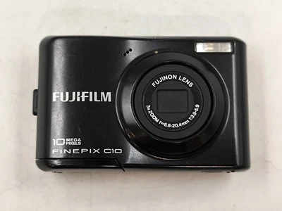 Fujifilm FinePix C10 10,0 MP Digitalkamera Schwarz - Funktionstüchtig - Bild 1 von 4