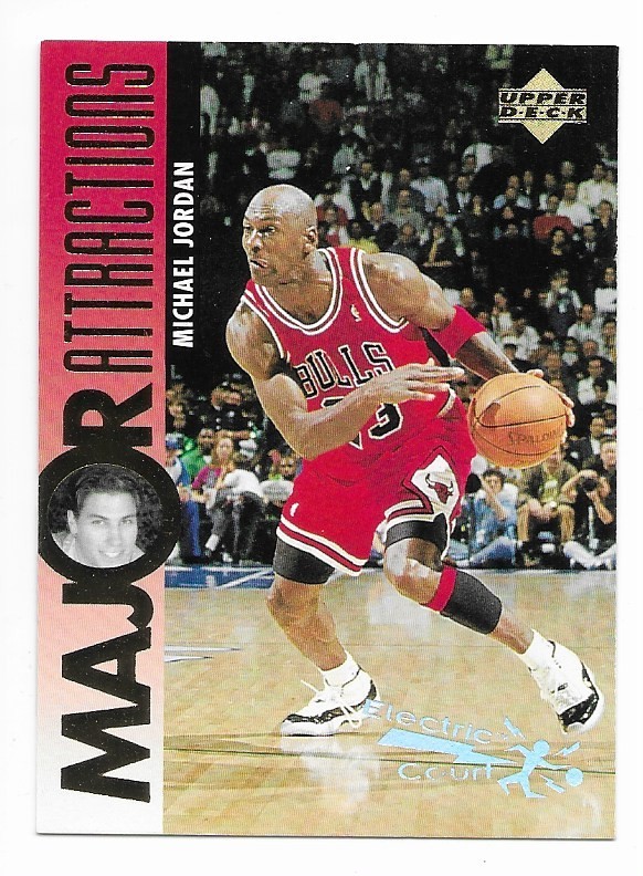 1995-96 Upper Deck Electric Court Michael Jordan Parallel #337