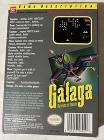 Nintendo NES Galaga Demoni della Morte Completo CIB