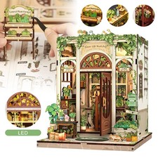 DIY Book Nook Kit LED 3D Holzpuzzles Booknook...