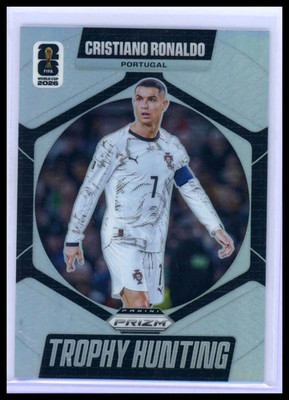 2026 Prizm FIFA World Cup CRISTIANO RONALDO Trophy Hunting Silver Prizm Portugal