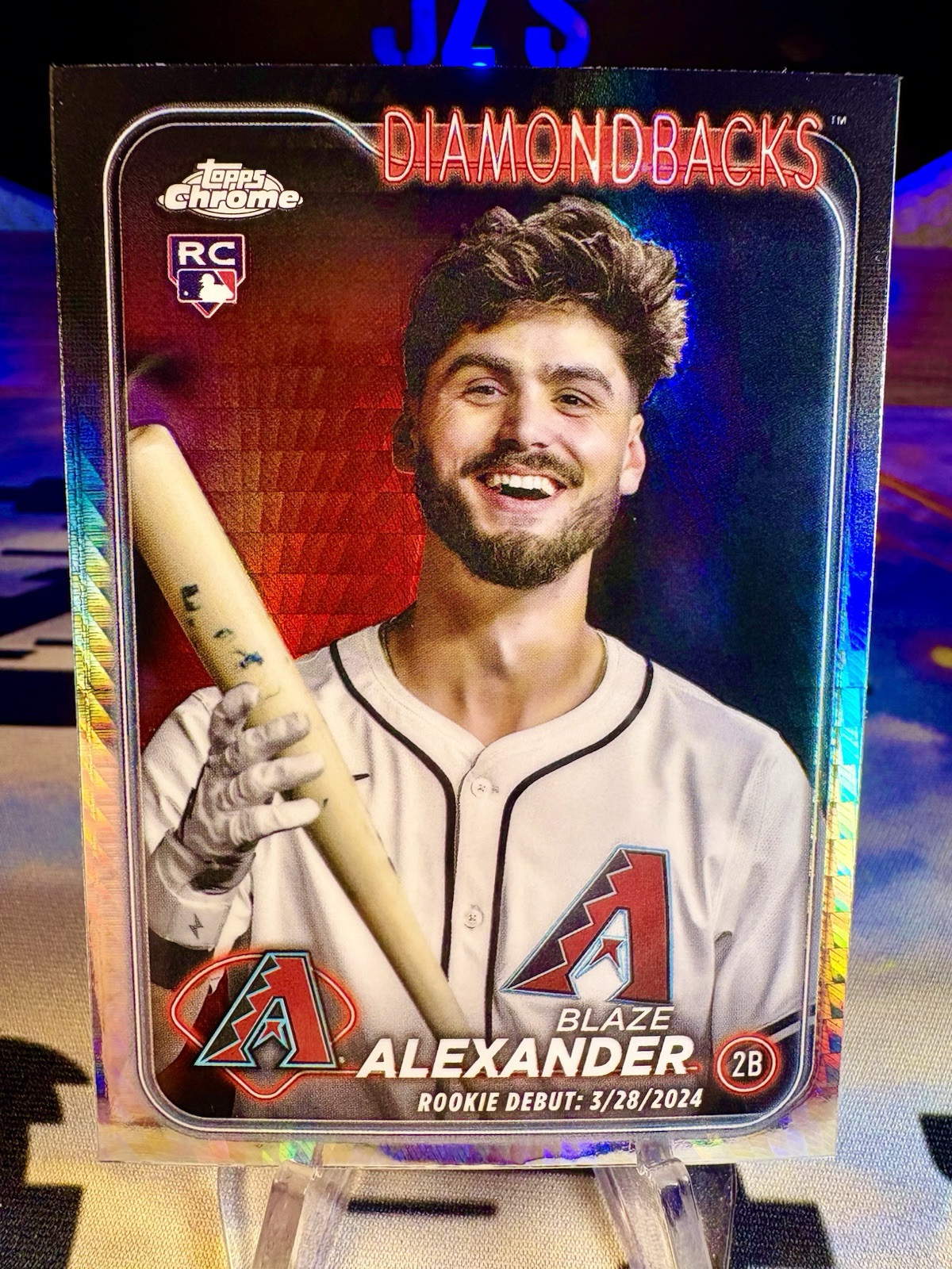 2024 Blaze Alexander Topps Chrome Update Prism Refractor Rookie Card #USC62