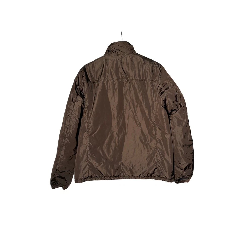 Prada Mens Jacket Size 52 (US L) Bwn/Blue Windbreaker Full Zip Pockets LTWT - Image 2 of 4