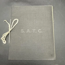1918 WWI SATC Student's Army Training Corps Manassas, VA Final Banquet ROTC