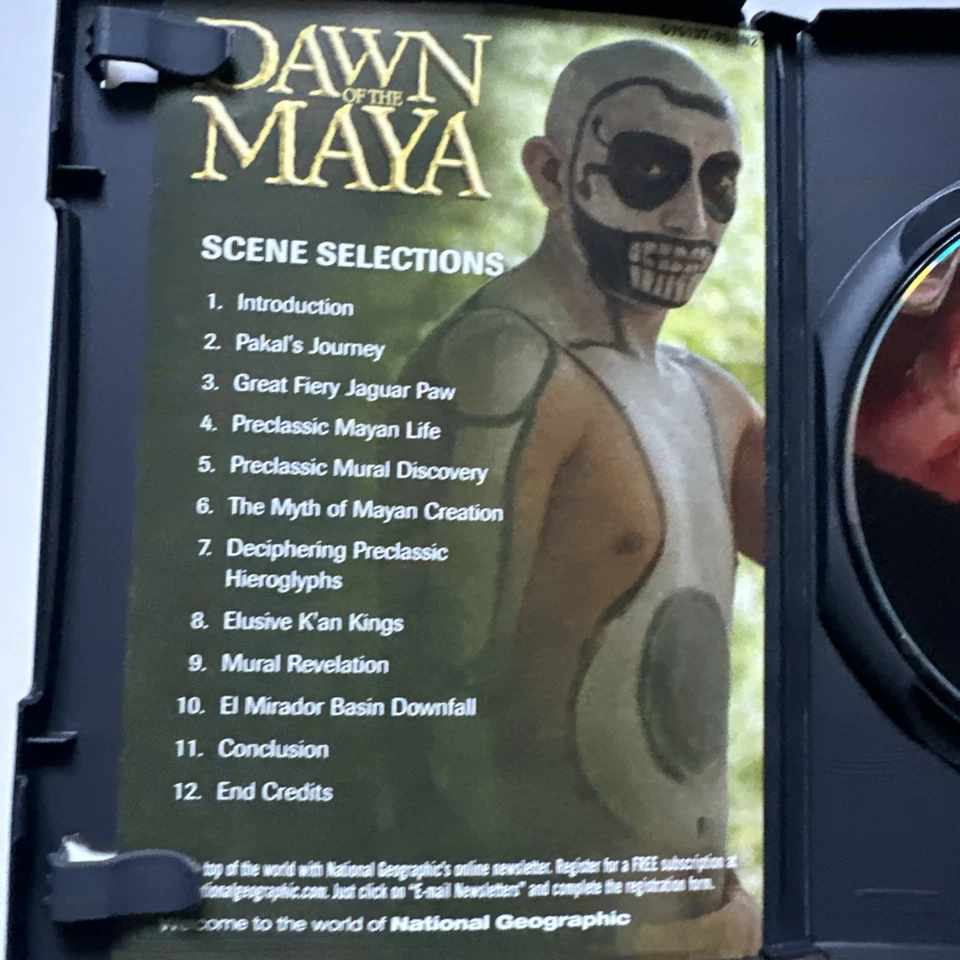 National Geographic Dawn of the Maya (2003) Used DVD Gavin MacFayden Rich Hanson - Image 3 of 4