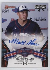 2021 Bowman Chrome Under Armour All-America Game Matthew Allan #UAN-2 Auto 9m2