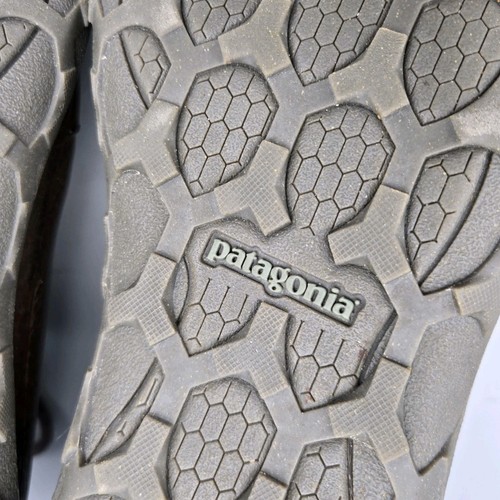 Patagonia Fudd Waterproof Leather Mens Sz 8.5 Velvet Brown Lace-up - Picture 9 of 10