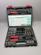 Thread Chaser Set Cleaner Rethreading Master Kit 48pc Automotive Metric Restorer