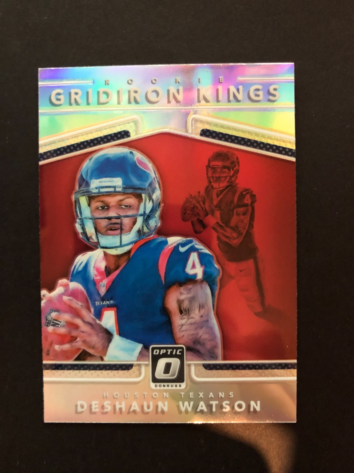 2017 Optic Gridiron Kings SILVER Deshaun Watson RC ROOKIE #12 Texans Browns