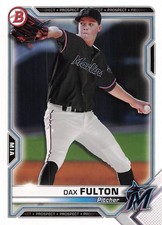 2021 Bowman - Prospects Dax Fulton #BP-32 (RC)