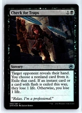FOIL Check for Traps Adventures in Forgotten Realms – MTG Magic the Gatheri