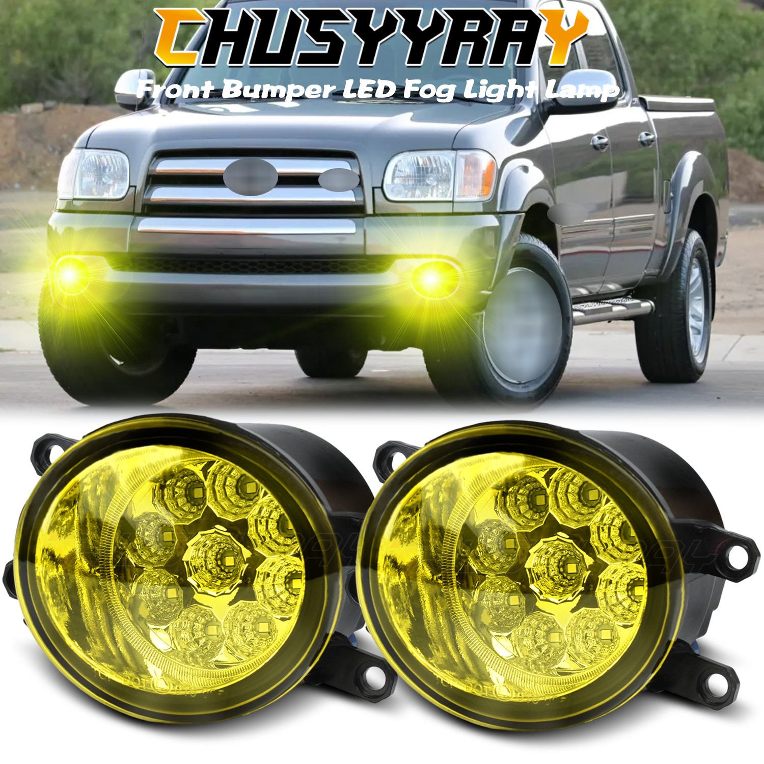 For 2000-2006 Toyota Tundra Fog Light for 01-07 Sequoia Driving Bumper Lamp Pair