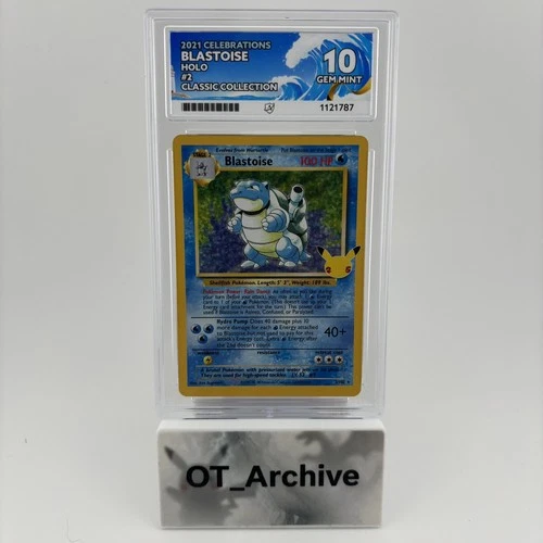 Pokemon Blastoise 2/102 2 #2 25th Anniversary Celebrations HOLO 2021 - ACE 10