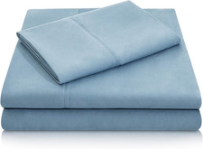Double Brushed Microfiber Super Soft Luxury Bed Sheet Set - Wrinkle Resistant -