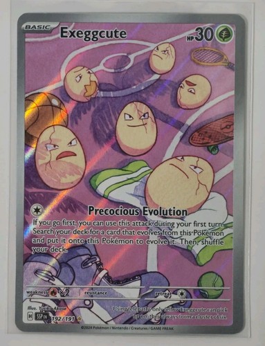 Pokémon TCG Exeggcute 192/191 Surging Sparks 2024 NM - Picture 2 of 3