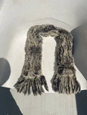 Hadderdasher Rabbit Fur Scarf